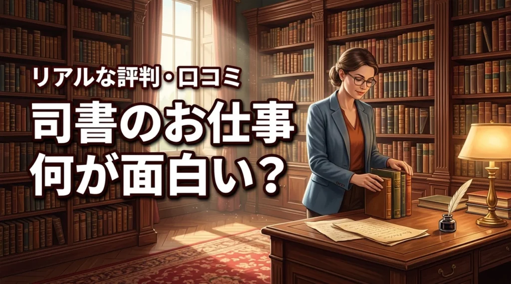司書のお仕事は何が面白い？口コミ・評判を徹底解説｜つまらないという声の理由も紹介