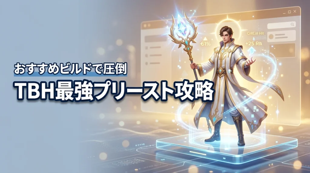 TBHのタスクバーヒーロー攻略！最強キャラはプリーストのおすすめビルドで敵を圧倒