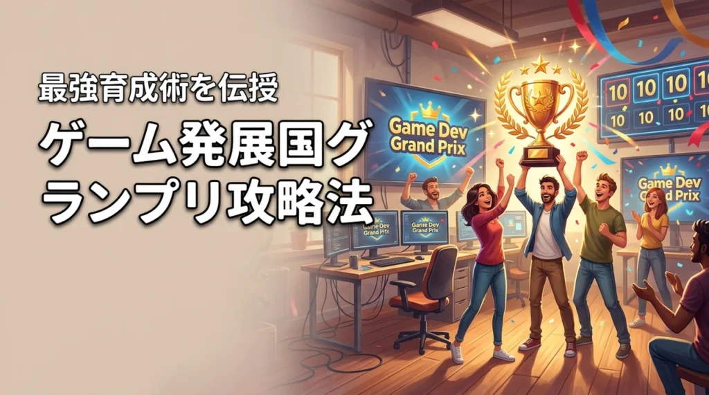 ゲーム発展国でグランプリの取り方がわからない人へ贈る最強育成術