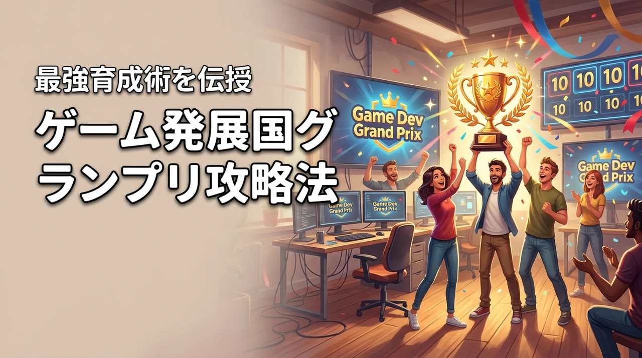 ゲーム発展国でグランプリの取り方がわからない人へ贈る最強育成術