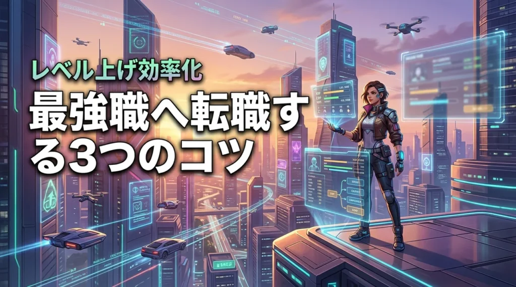 ゲーム発展国でレベル上げ！最強職へ転職する3つのコツを解説