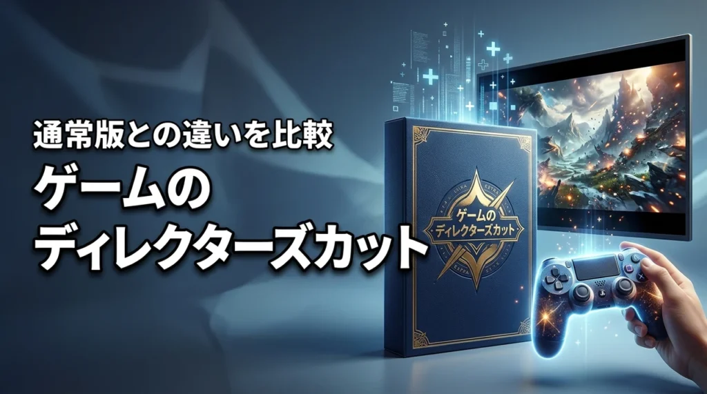 ゲームのディレクターズカットとは何？通常版との違いで迷ったら読む記事