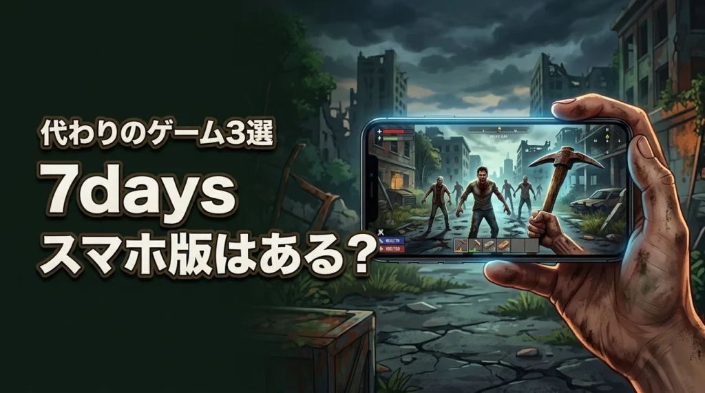 7days to die スマホ版はある？代わりのゲーム3選と遊ぶ方法を紹介
