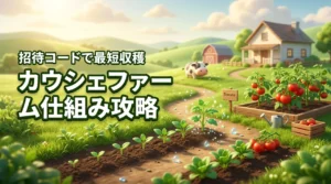 カウシェファームの仕組みを攻略!招待コードを使って最短で無料収穫する方法