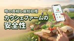 カウシェファームの安全性に迫る!なぜ無料?怪しい噂の真相と最短収穫のコツ