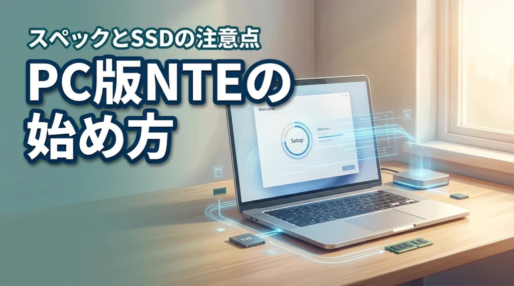 PCでNTEの始め方を迷う方へ！必要なスペックやSSD容量と注意点を紹介