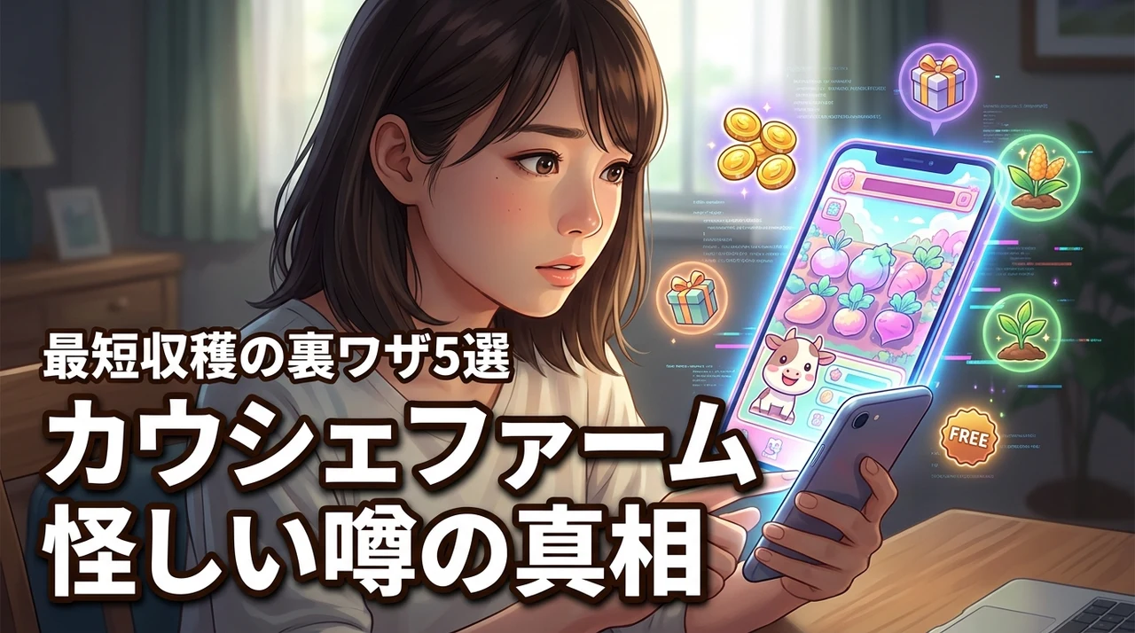 【検証】カウシェファームが怪しい噂は本当？5つのメリットと最短収穫の裏ワザ