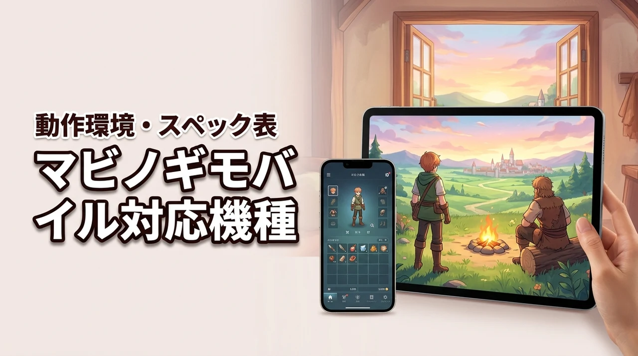 【結論】マビノギモバイルの対応機種まとめ！推奨スペックや動作環境を事前にチェック