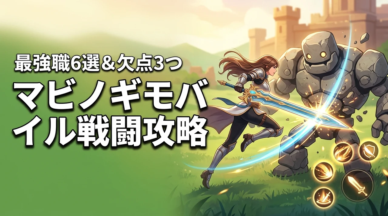 マビノギモバイルの戦闘システムを解説！最強職業6選と3つのデメリット