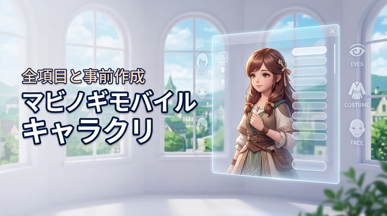 【日本版】マビノギモバイルのキャラクリ全項目！事前作成のやり方から利点まで公開（記事のアイキャッチ画像）