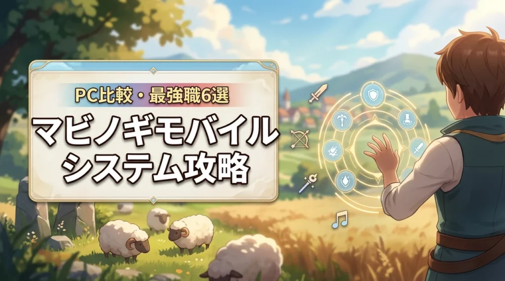 マビノギモバイルのシステムを徹底解説！PC版との違いや最強クラス6選を紹介（記事のアイキャッチ画像）