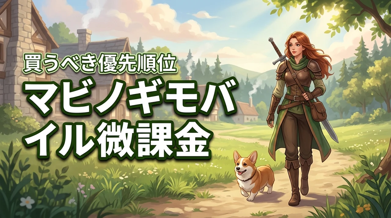 マビノギモバイル微課金おすすめ!最初に買うべき商品と課金の優先順位(記事のアイキャッチ画像)